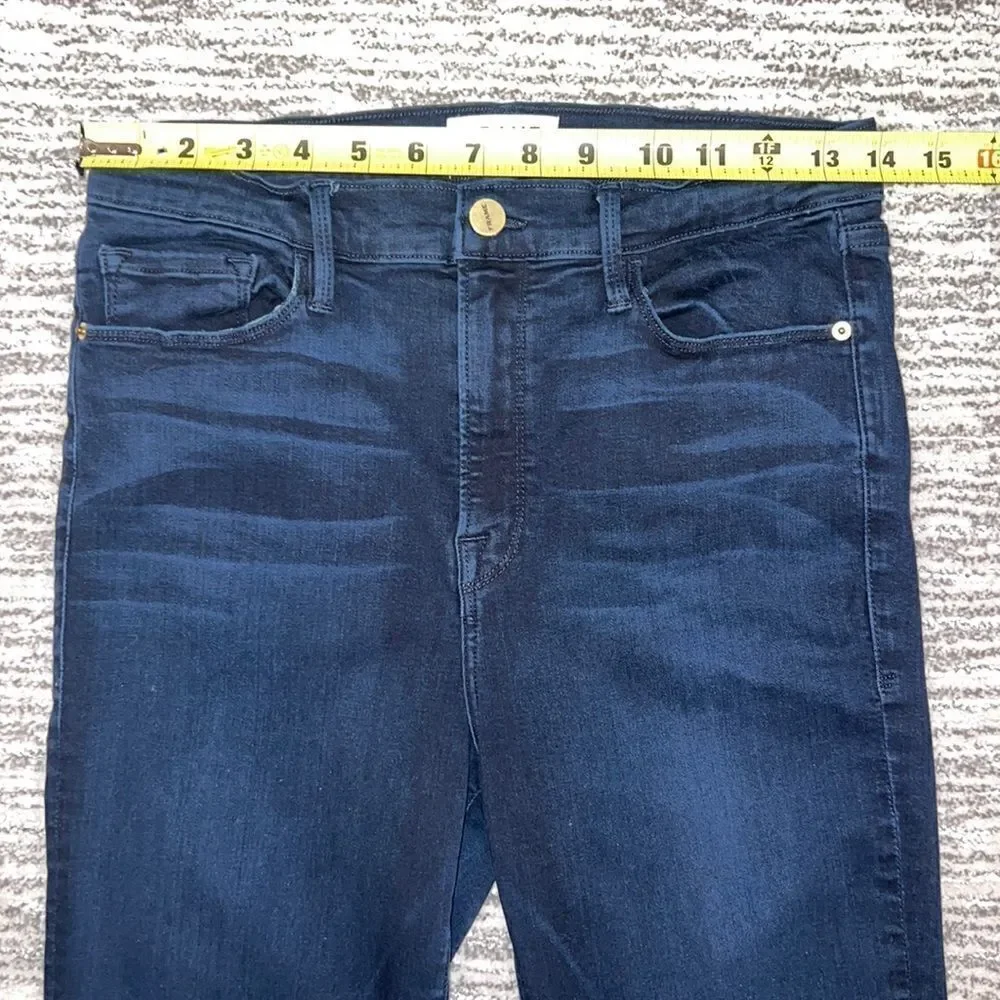 Frame Denim Le Crop Flare High-Rise Jeans Size 30 - Picture 9 of 16